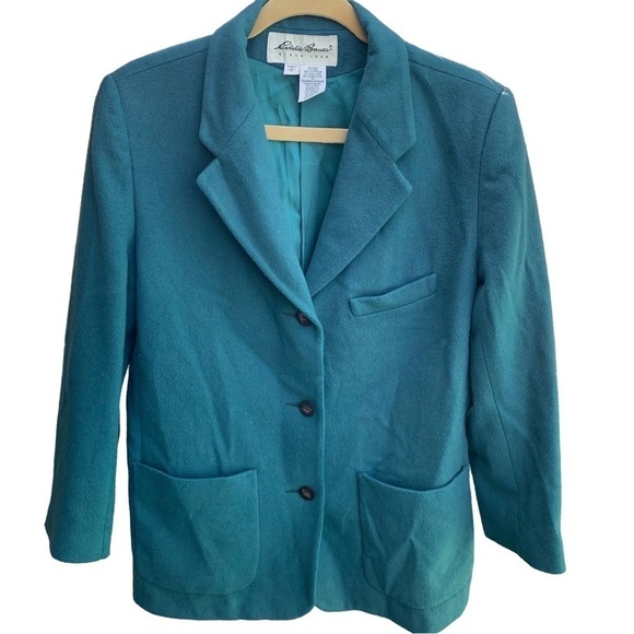 Eddie Bauer Wool Cashmere Blend Women’s Blazer Small - Picture 1 of 6